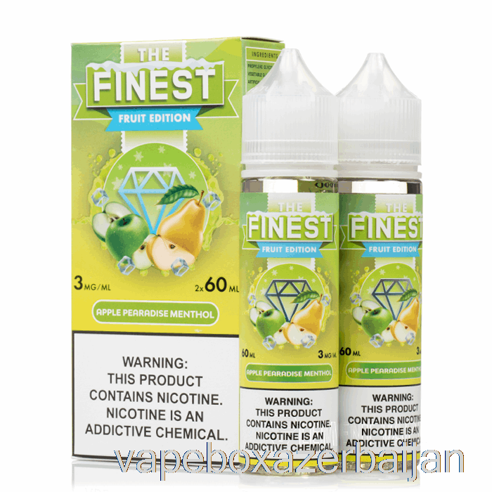 Vape Azerbaijan Apple Pearadise MENTHOL - The Finest Fruit Edition - 120mL 6mg